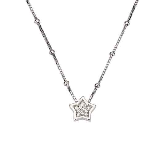 Silber Collier mit Stern