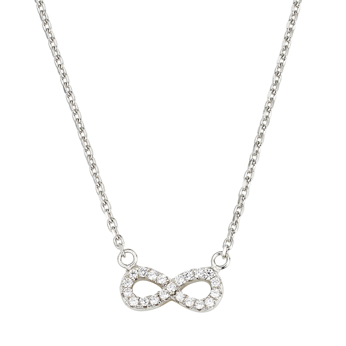 Silber Collier mit Unendlich
