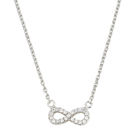Silber Collier mit Unendlich