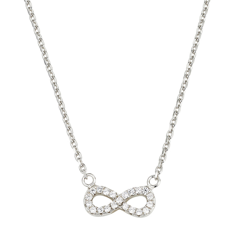 Silber Collier mit Unendlich