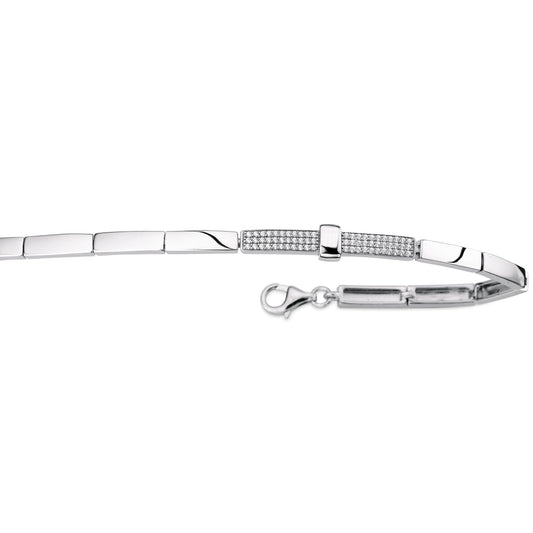 Silber Armband mit Zirkonia