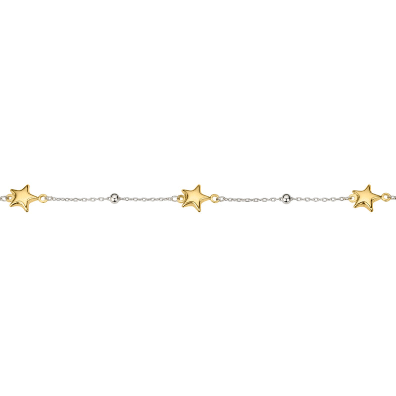 Silber Armband mit Sternen