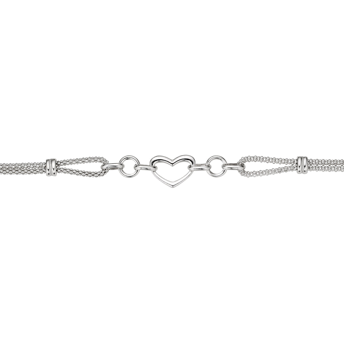 Silber Armband Herz