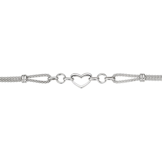 Silber Armband Herz