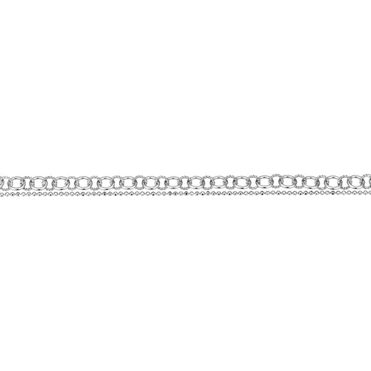 Silber Armband 2-reihig