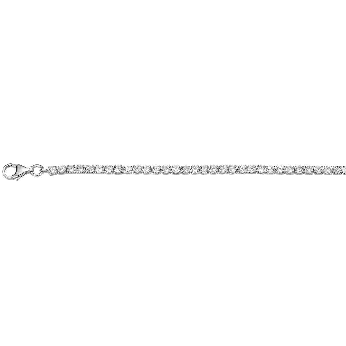 Silber Armband | Zirkonia | rhodiniert