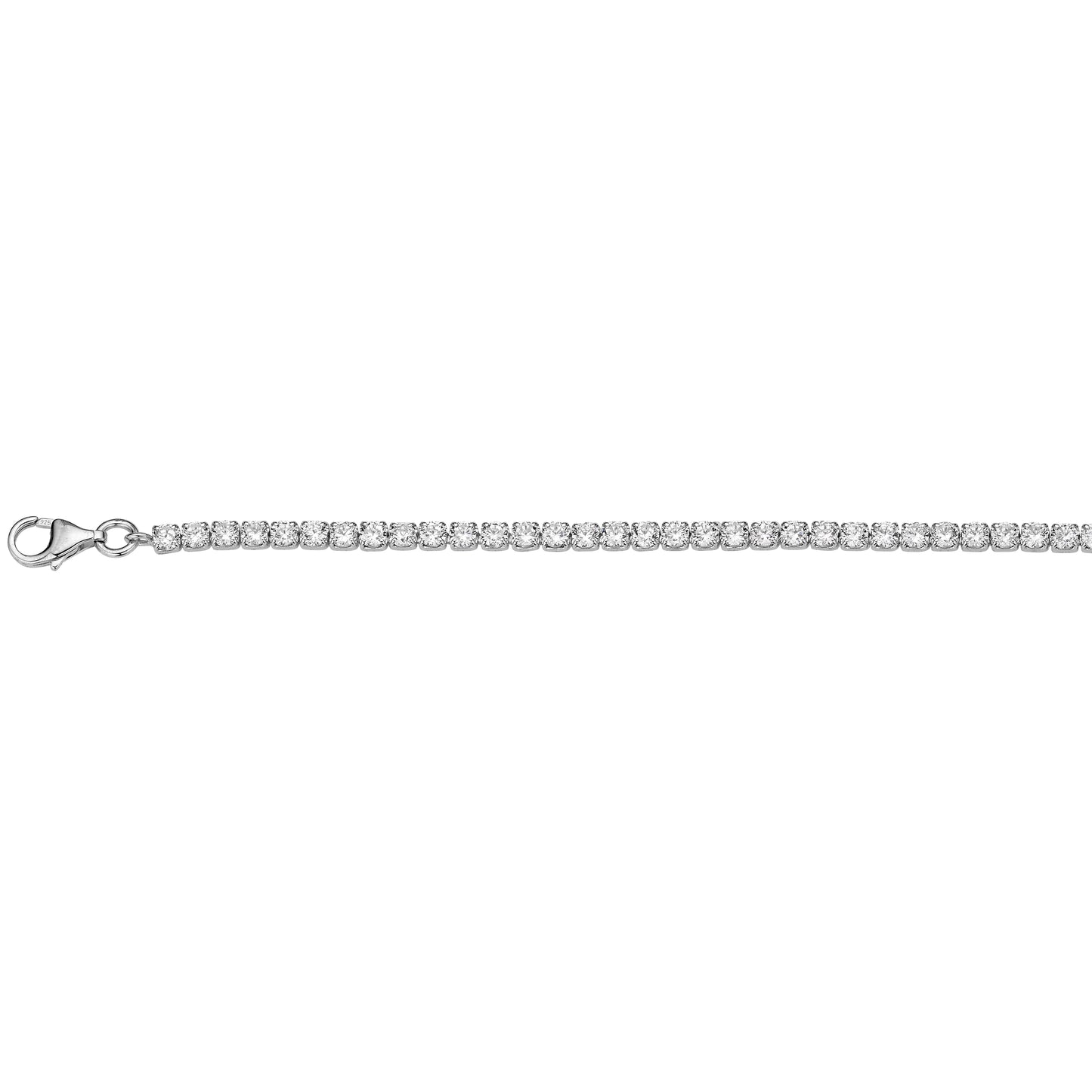 Silber Armband | Zirkonia | rhodiniert