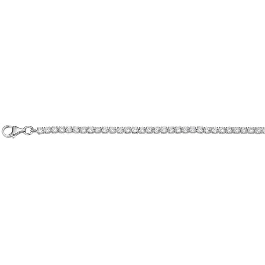 Silber Armband | Zirkonia | rhodiniert