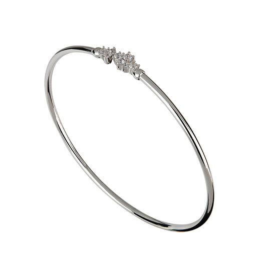 Silber Armreif mit Zirkonia