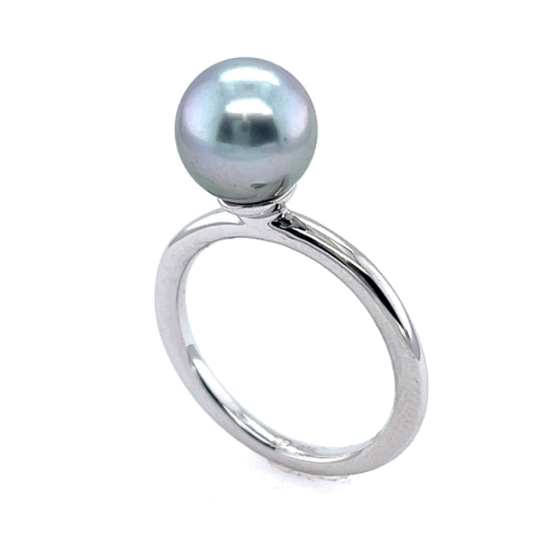 Silber Damenring | Tahiti-Perle