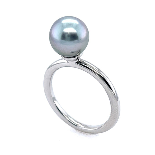 Silber Damenring | Tahiti-Perle