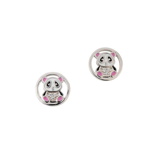 Silber Ohrstecker | Panda