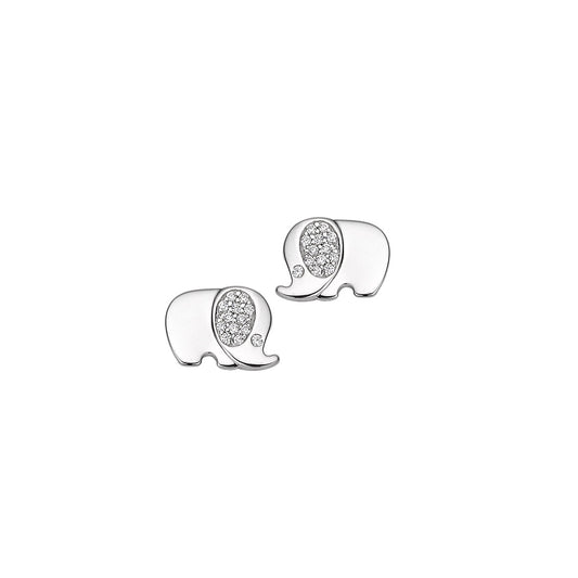 Silber Ohrstecker Elefant
