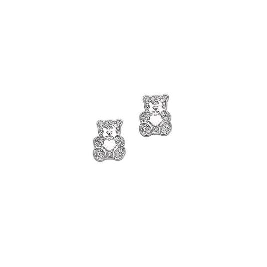 Silber Ohrstecker Teddybär