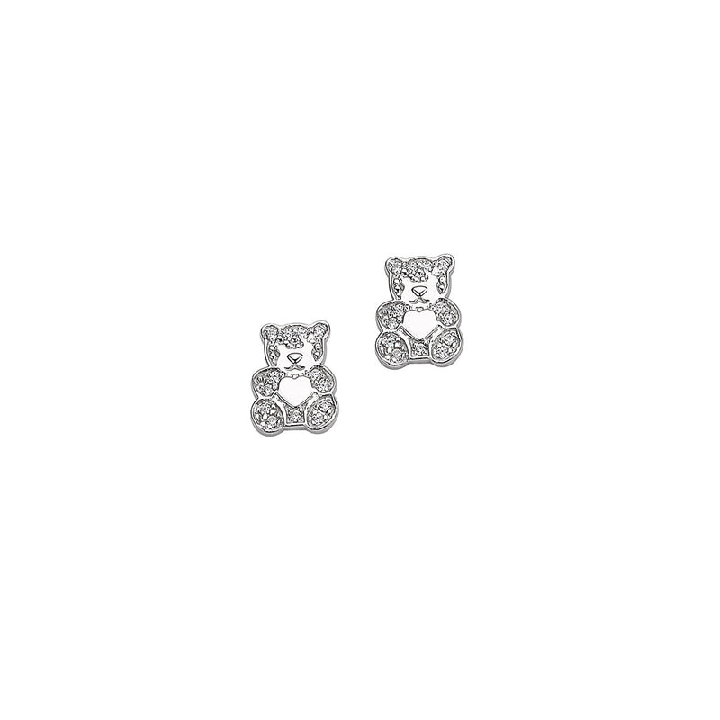 Silber Ohrstecker Teddybär