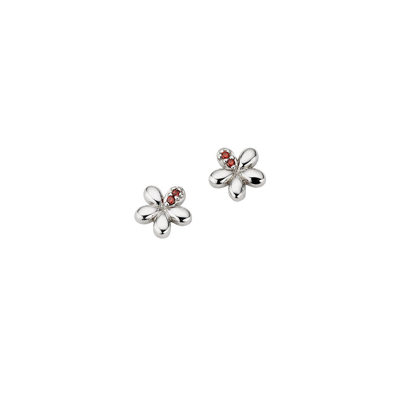 Silber Ohrstecker Blüte