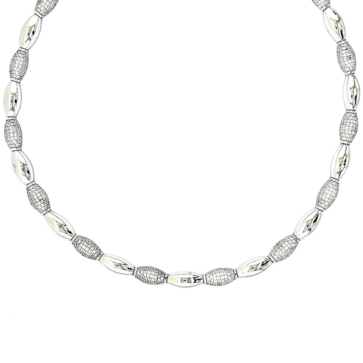 Silber Damencollier