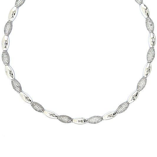 Silber Damencollier
