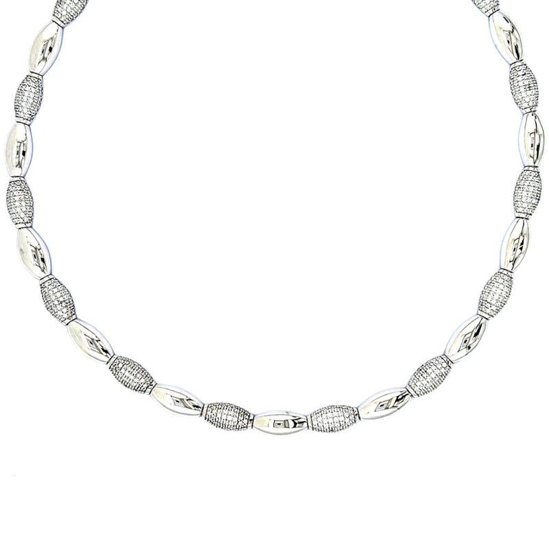Silber Damencollier