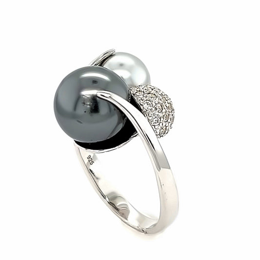 Silber Damenring