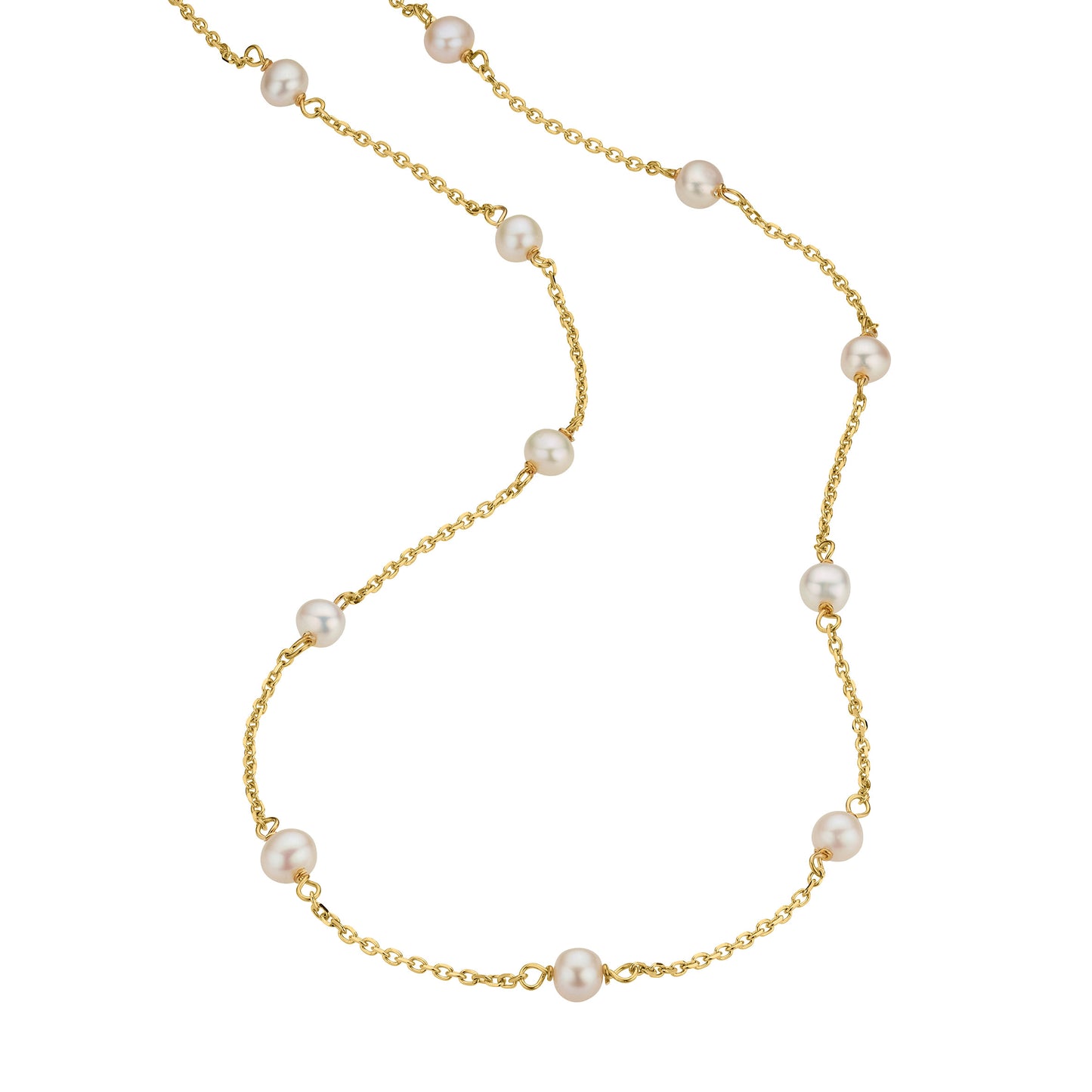 Silber Collier mit Perle