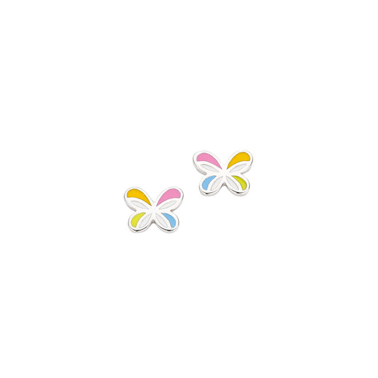 Silber Ohrstecker | Schmetterling
