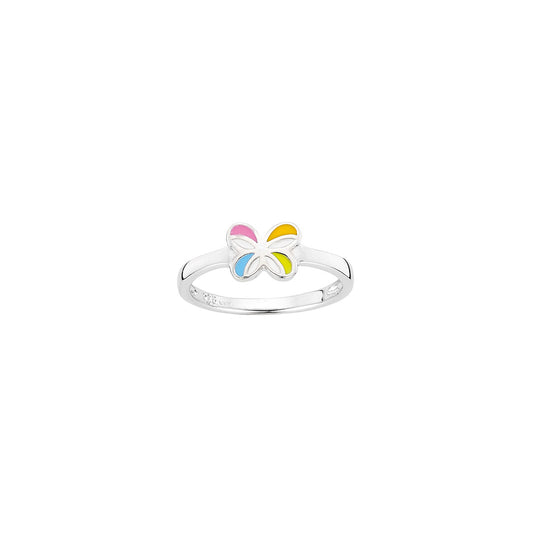 Silber Kinderring | Schmetterling