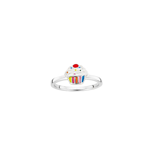 Silber Kinderring | Cupcake