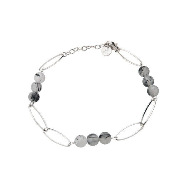 Silber Armband mit Turmalinquarz