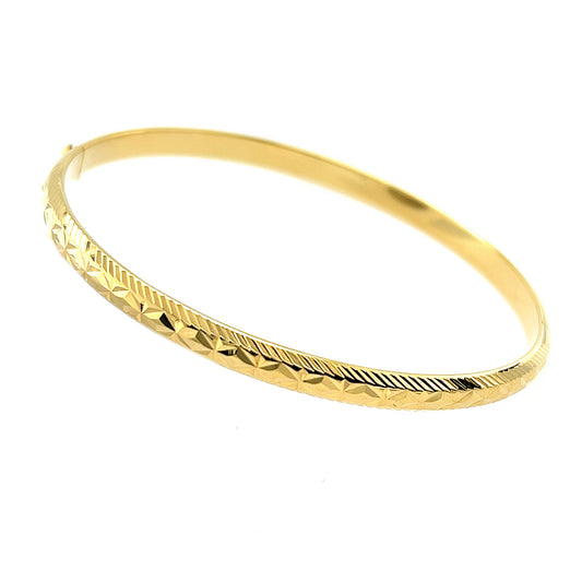 Silber Armreif | goldplattiert