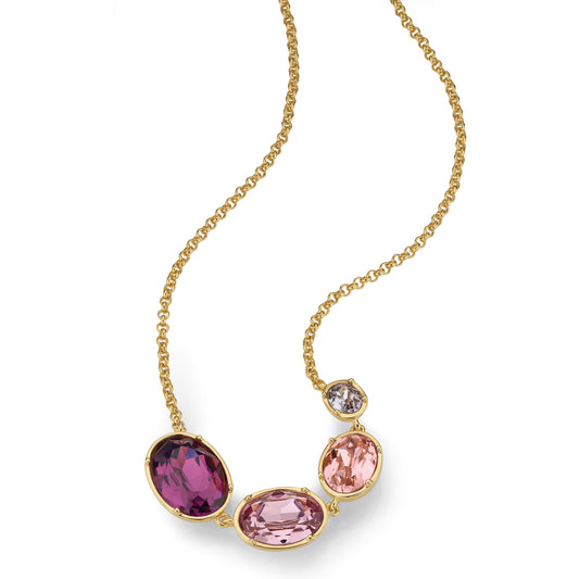 Silber Collier | Swarovski-Kristall