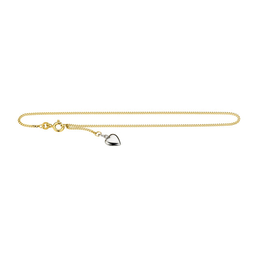 333/- Fußkette mit Anhänger