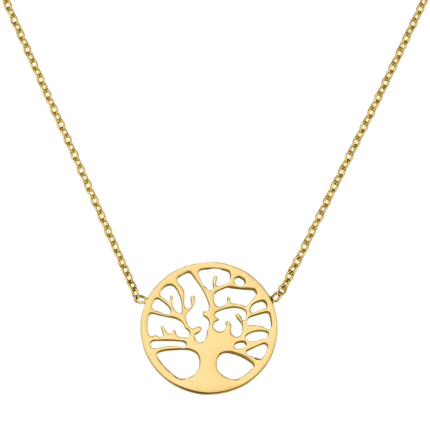 333/- Collier mit Lebensbaum