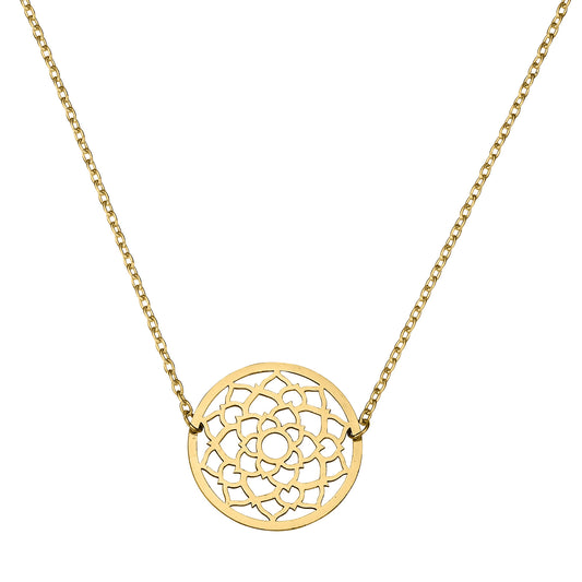 333/- Collier Blüte