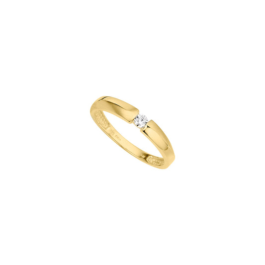 585/- Solitaire-Ring | 0,08 ct.