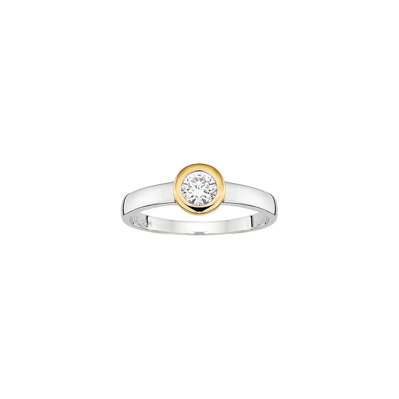 333/- Solitaire-Ring | Zirkonia