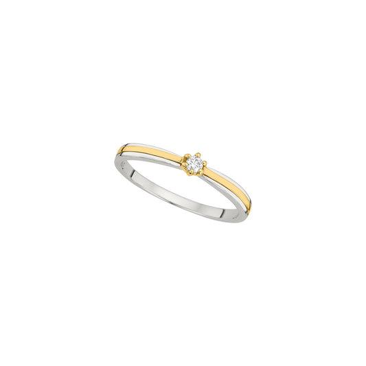 585/- Solitaire-Ring | 0,05 ct.
