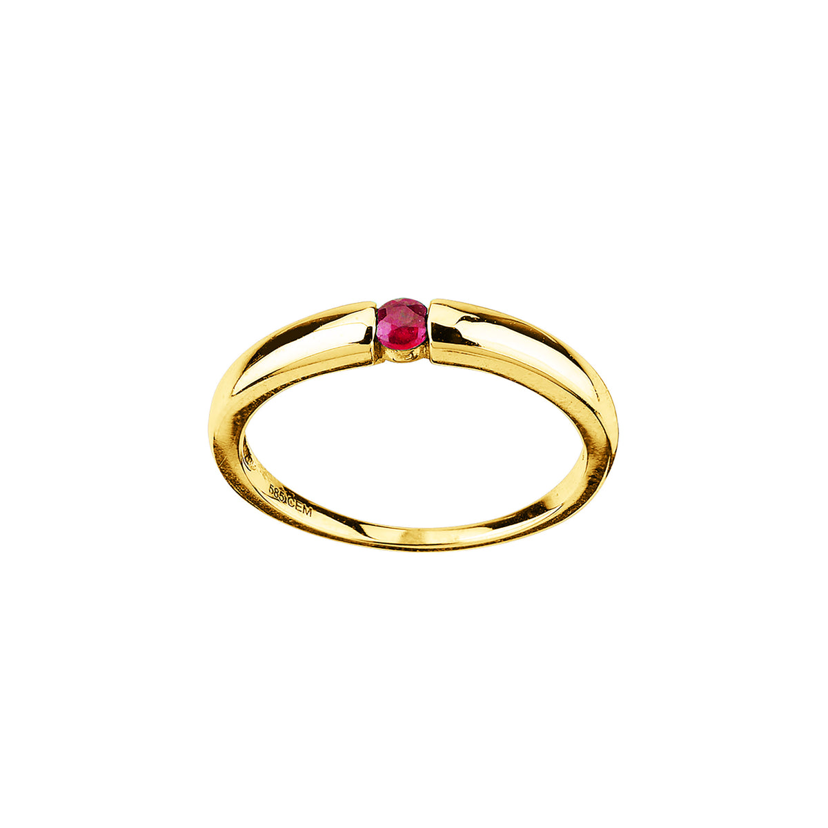 585/- Damenring | Rubin