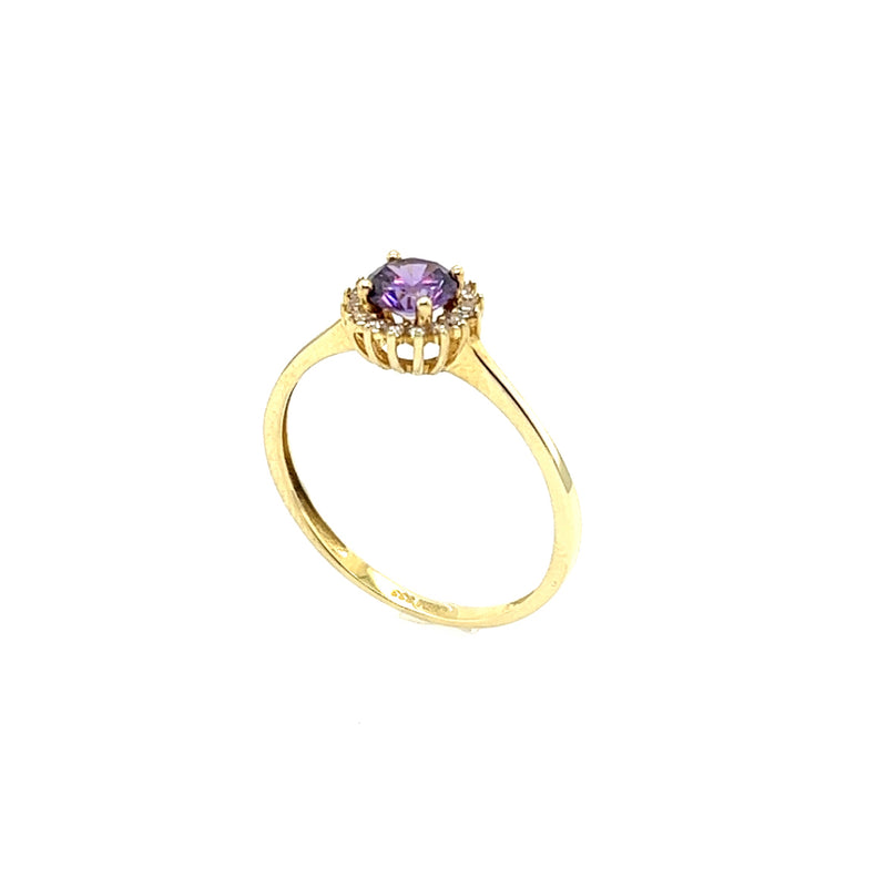 333/- Damenring | Amethyst synth.