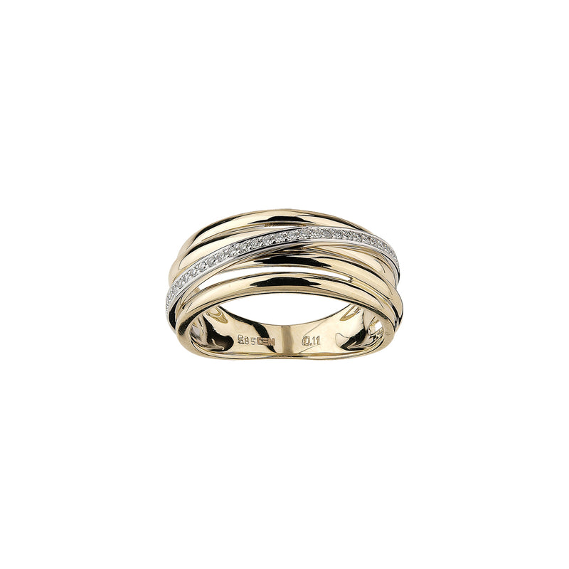 585/- Damenring | 0,11 ct.