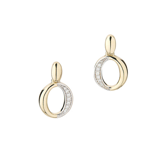 585/- Ohrhänger | 0,07 ct.