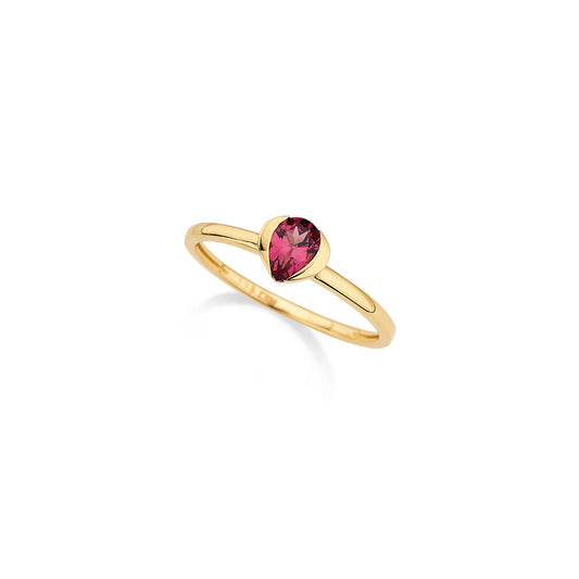 585/- Damenring | Rhodolith