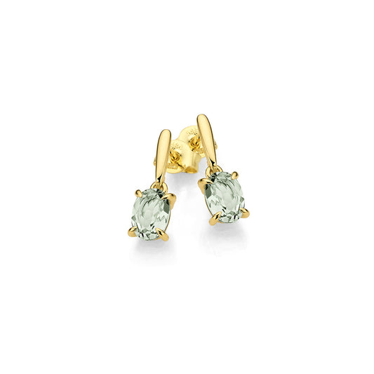 585/- Ohrhänger | Amethyst, grün