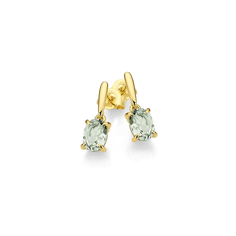 585/- Ohrhänger | Amethyst, grün