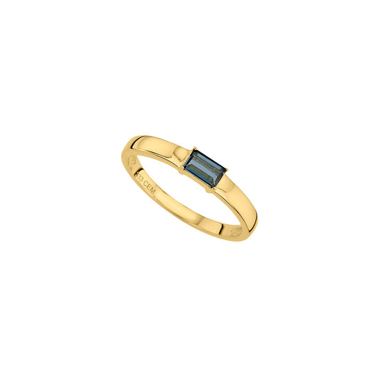 333/- Damenring | Blautopas