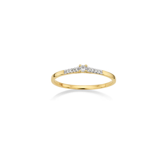 585/- Damenring | 0,07 ct.
