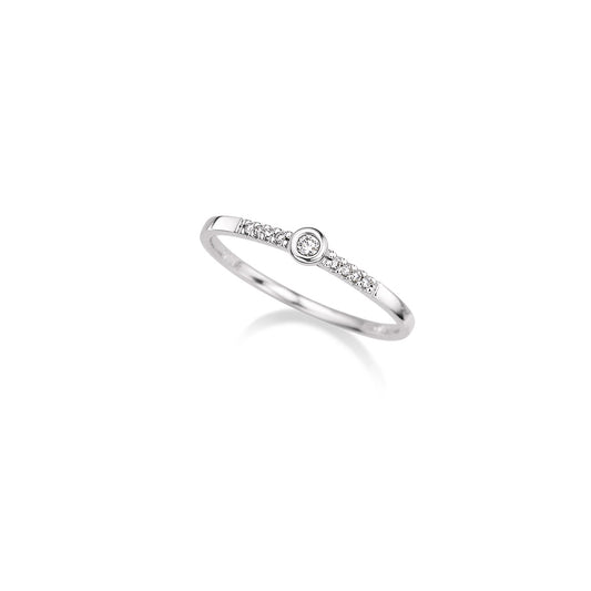 585/- Damenring | 0,06 ct.