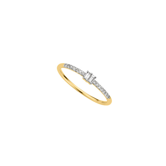 585/- Damenring | 0,10 ct.