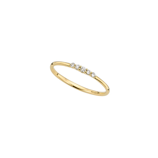 585/- Damenring | 0,10 ct.