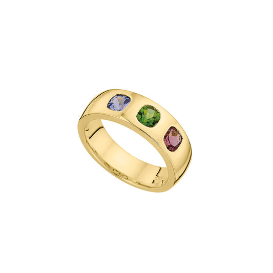 585/- Damenring | Turmalin u. Tansanit